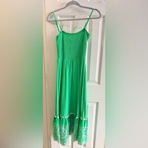 Lilly Pulitzer Vibrant Green Maxi Dress